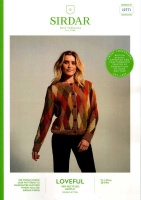 Knitting Pattern - Sirdar 10771 - Loveful DK - Ladies Cardigan